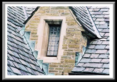 CU 011 Slate and Window, Cornell University, Ithaca New York