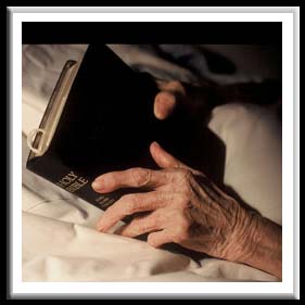 Mildred's Hands, Bible Closed 