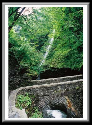 063 Rainbow Falls, Watkins Glen State Park