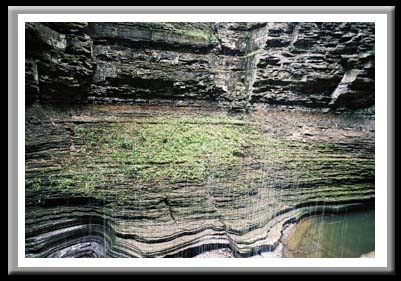 070 Ledge with Water, Watkins Glen State Park, Watkins Glen, New York